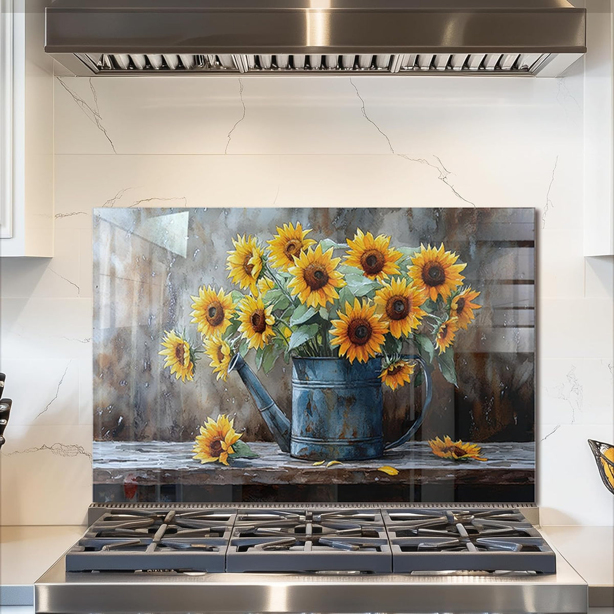 Heat-Resistant Sunflower Kitchen Wall Protector main product image