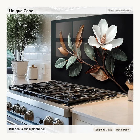 Magnolia Stove Back Top Cover Splashback Tile - Unique Zone correct branded main image