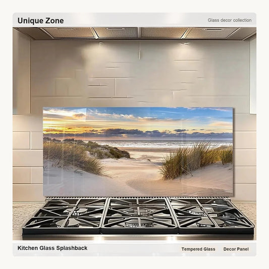 Beach Kitchen Sink Cover Splash Guard - Unique Zone correct branded main image