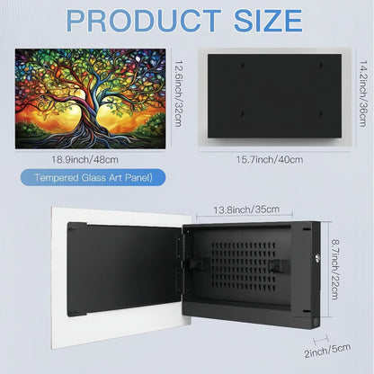 Tree of Life Tempered Glass Handgun Safe