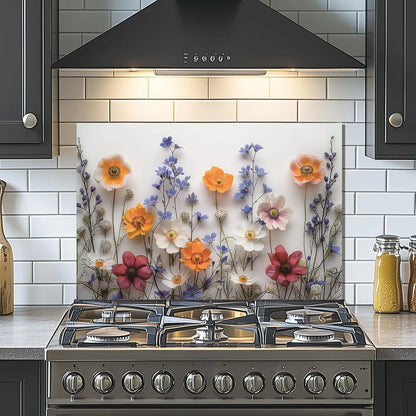 Sink Cover tempered glass kitchen backsplash kitchen wall display
