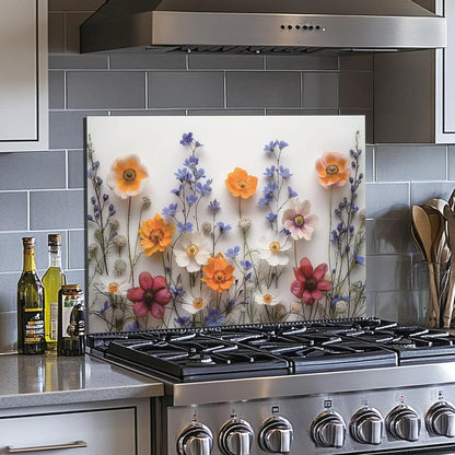 Sink Cover tempered glass kitchen backsplash size reference view