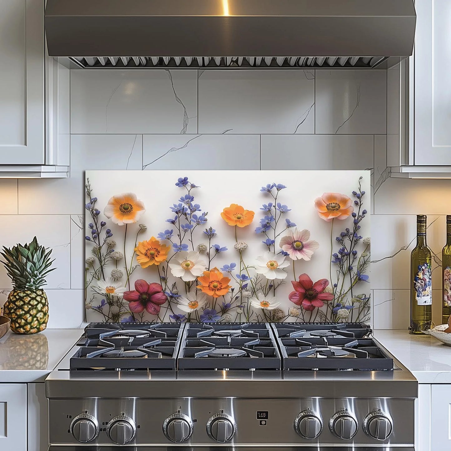 Sink Cover tempered glass kitchen backsplash angled product view