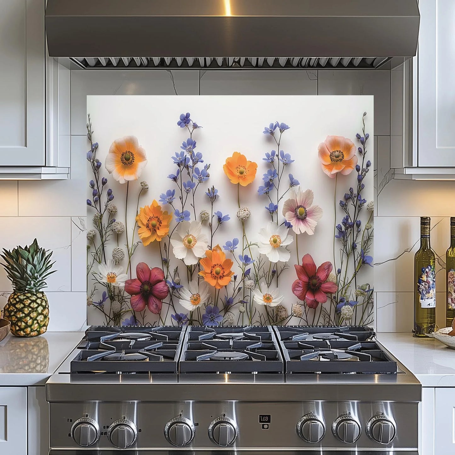 Sink Cover tempered glass kitchen backsplash care detail view
