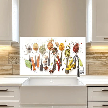 Condiment Glass Backsplash