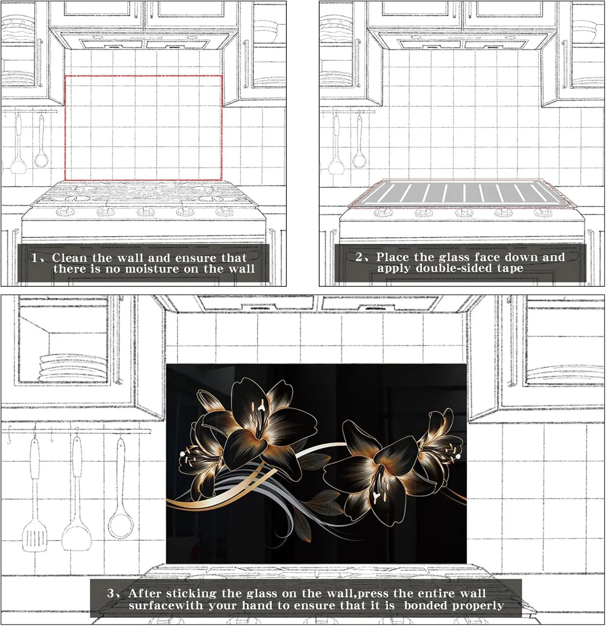 Golden Lily Kitchen Sink Cover Installation Guide - Step-by-Step Application Instructions