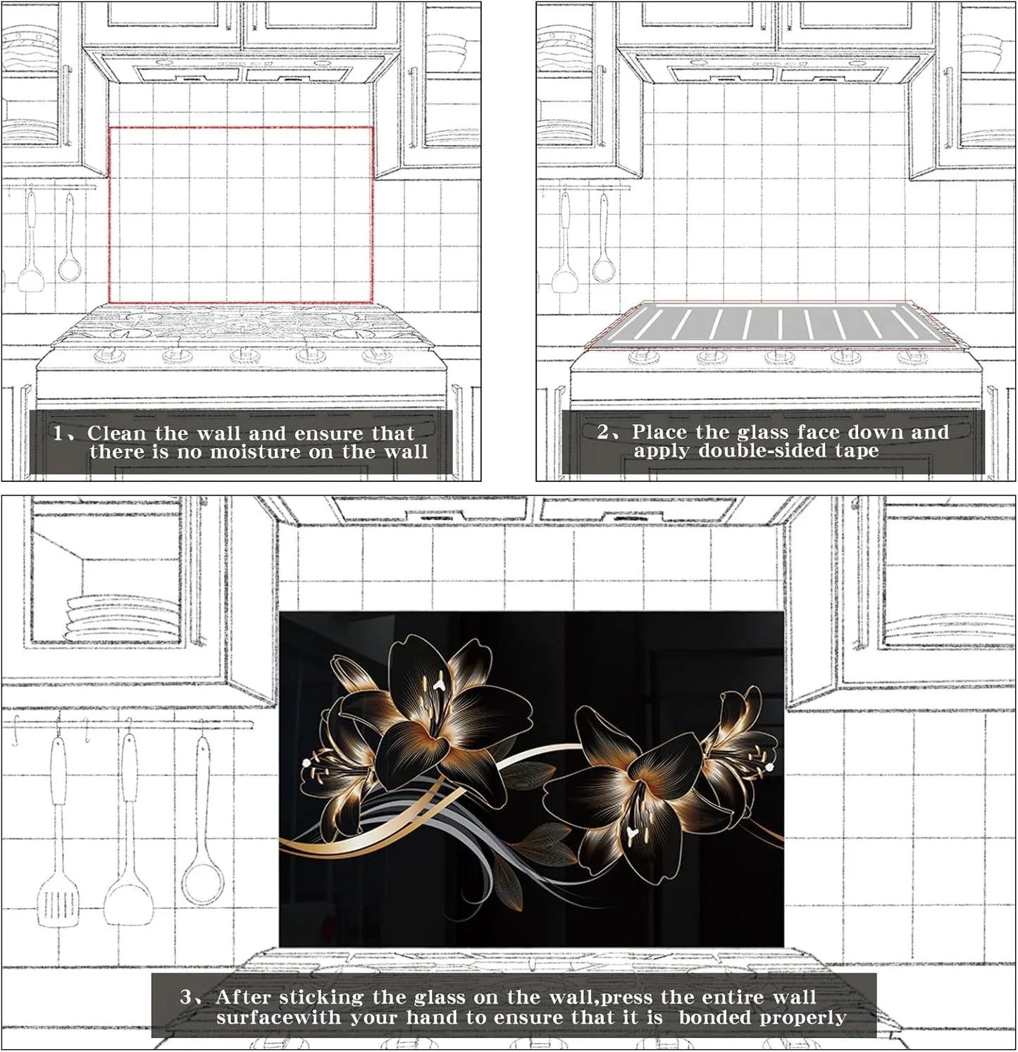 Golden Lily Kitchen Sink Cover Installation Guide - Step-by-Step Application Instructions