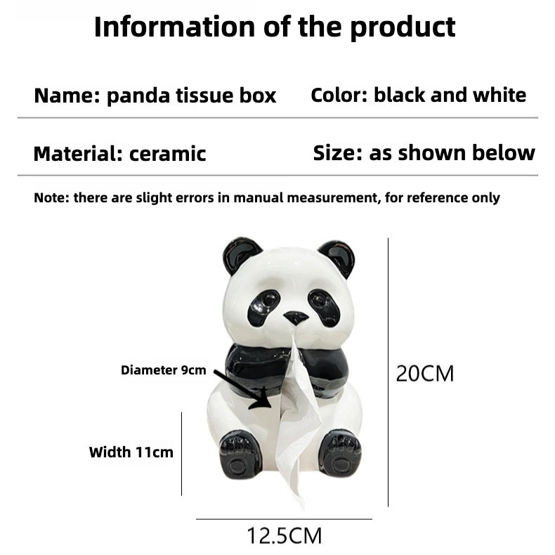 Panda Tissue Box