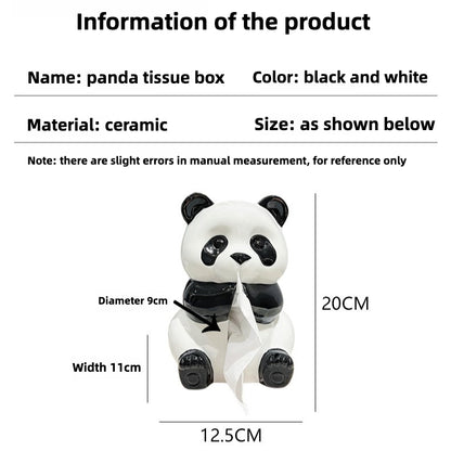 Panda Tissue Box