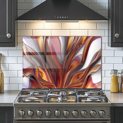 Texture - Tempered Glass Backsplash for Kitchen
