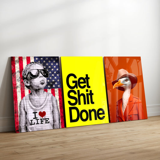 Modern Glass Wall Art Bundle