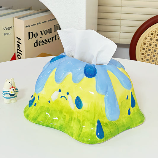 Creative Cute Volcano Tissue Box