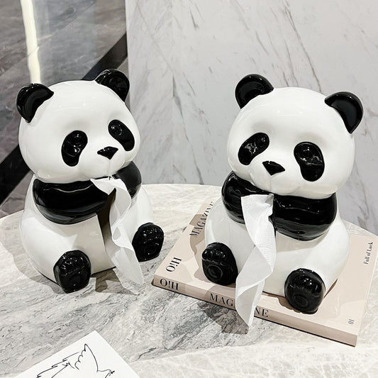 Panda Tissue Box