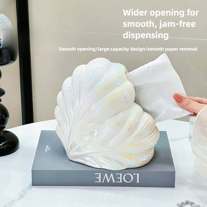 Light Luxury Love Feather Tissue Box