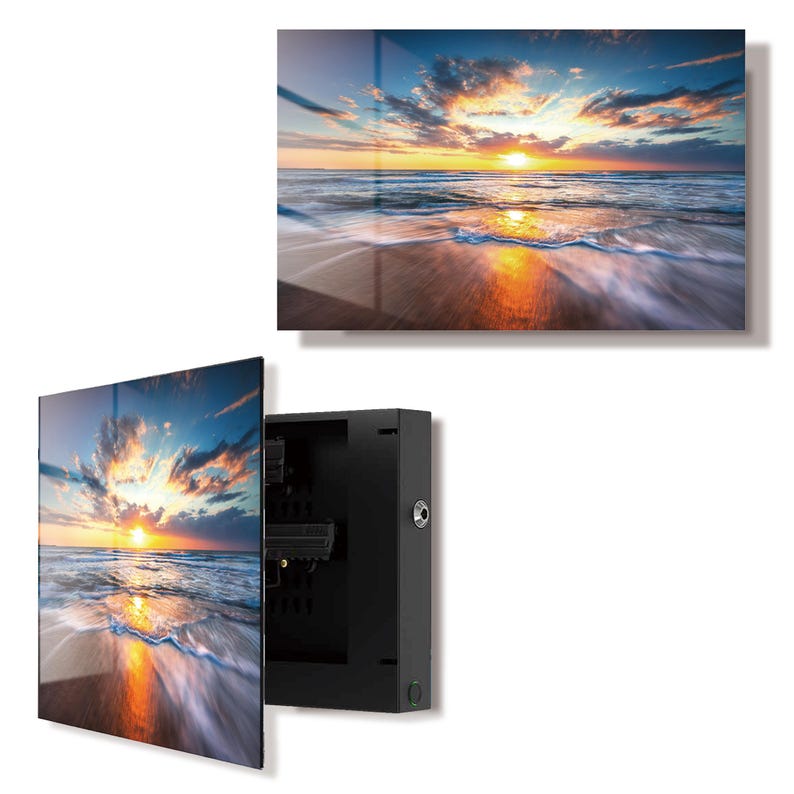 Glass Beach Gun Storage Cabinet