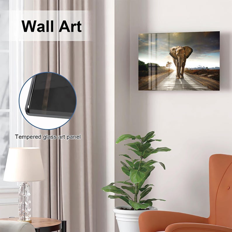 Glass Elephant Gun Storage Cabinet