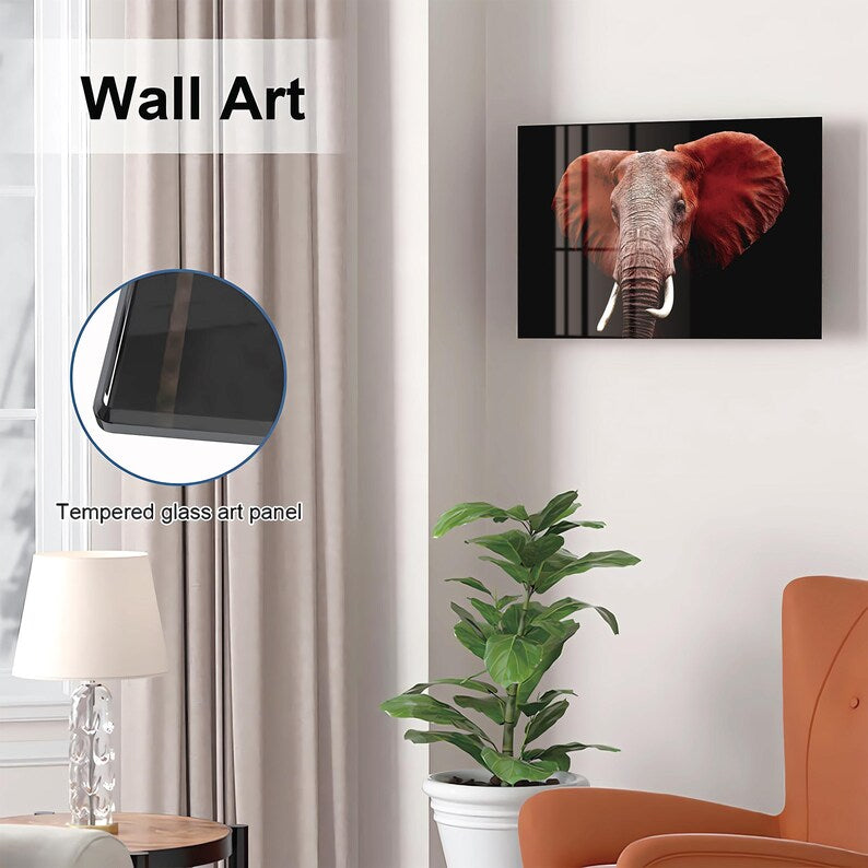 Glass Elephant Gun Storage Cabinet