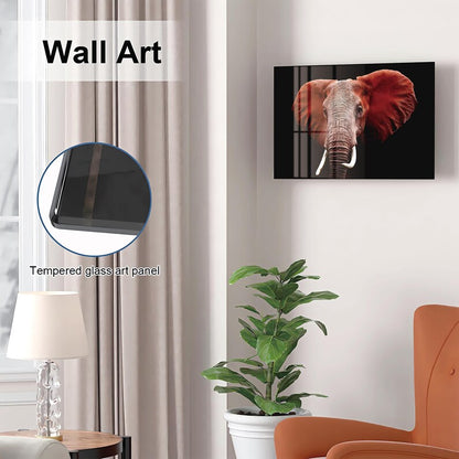 Glass Elephant Gun Storage Cabinet