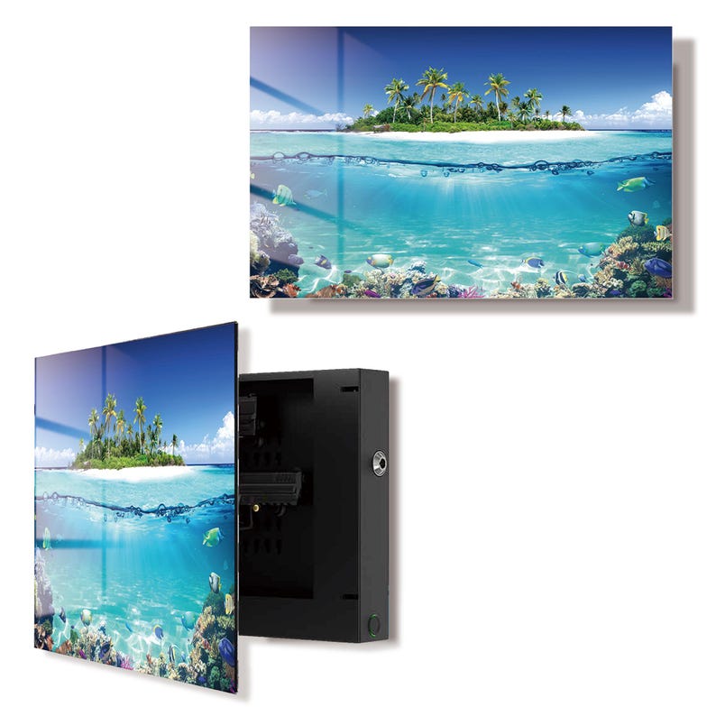 Glass Ocean Gun Storage Cabinet