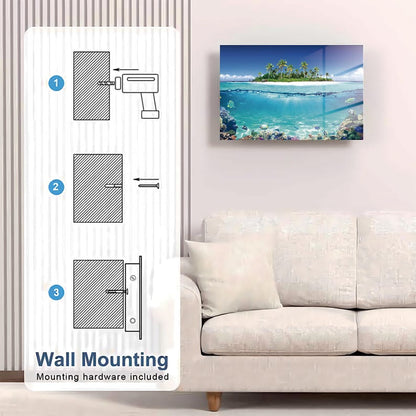 Glass Ocean Gun Storage Cabinet