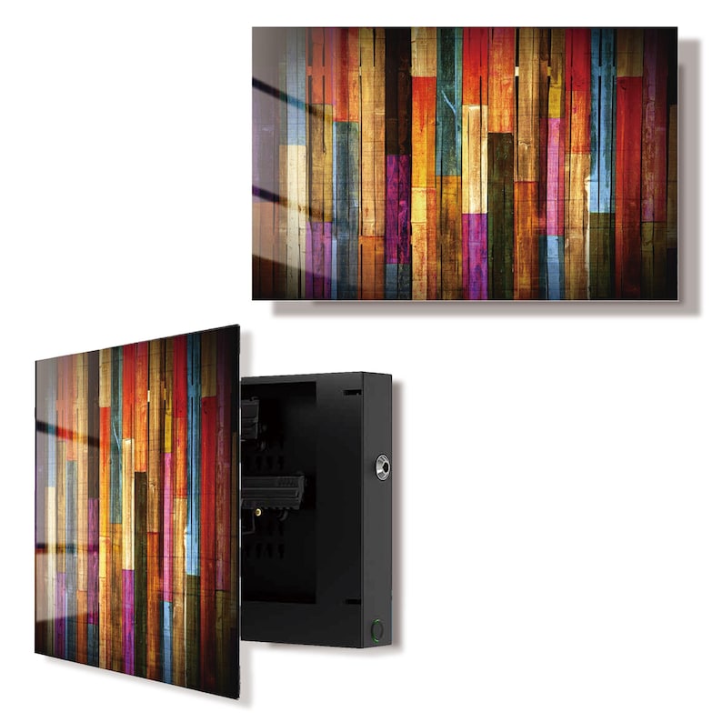 Glass Floor Gun Storage Cabinet