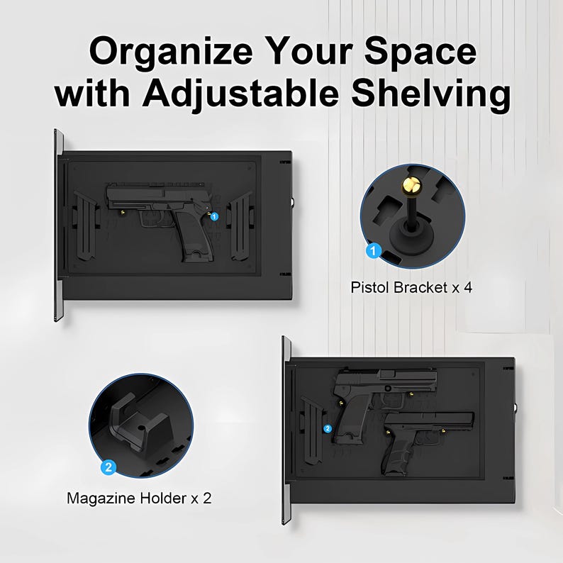 Glass Tree of Life Wall Art Gun Storage Cabinet product image 5