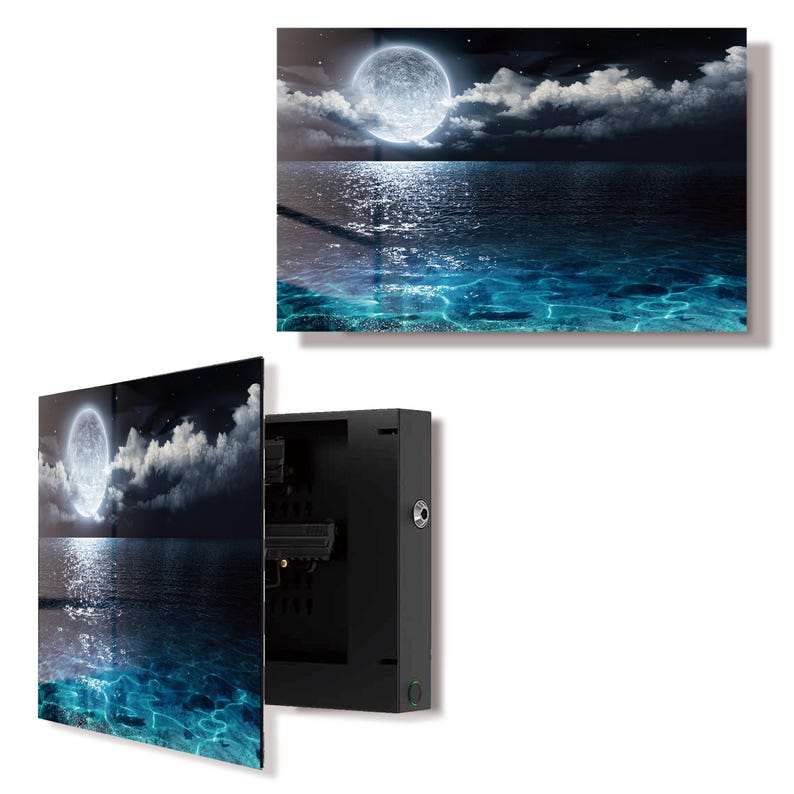 Glass Sea Moon Gun Storage Cabinet main product image
