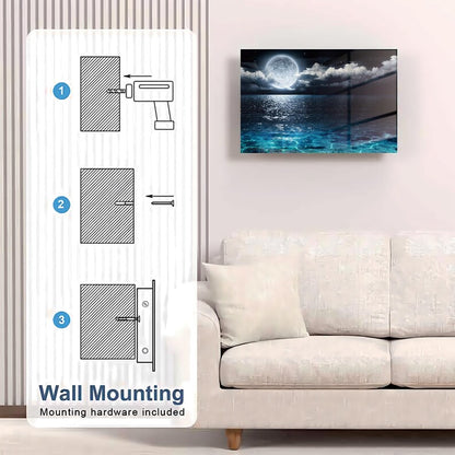 Glass Sea Moon Gun Storage Cabinet