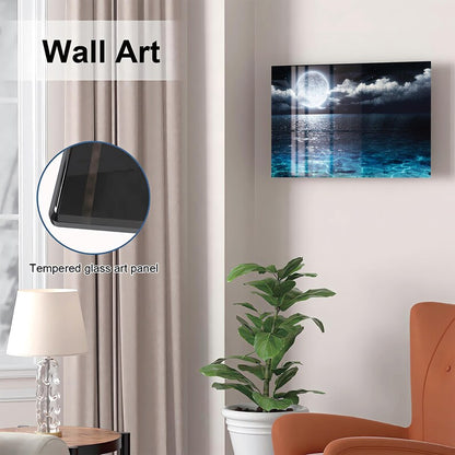 Glass Sea Moon Gun Storage Cabinet