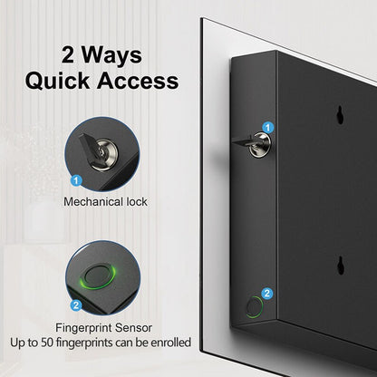 Glass Moon Wall Art Gun Storage Cabinet