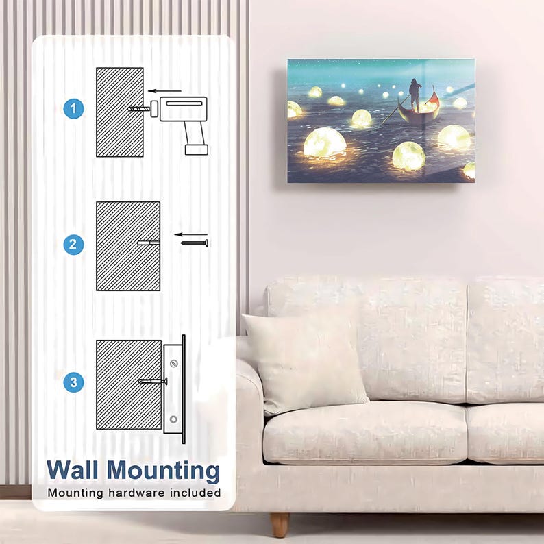 Glass Ship Wall Art Gun Storage Cabinet