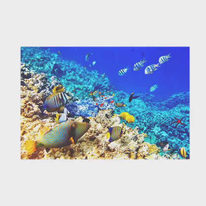 Glass Undersea Wall Art Gun Storage Cabinet