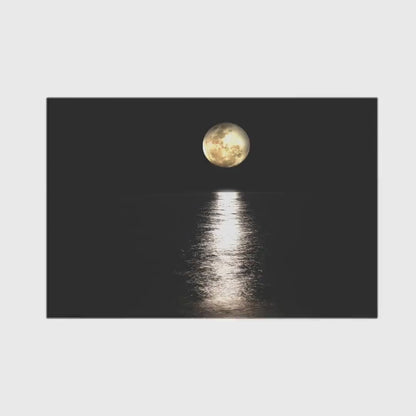 Glass Moon Wall Art Gun Storage Cabinet