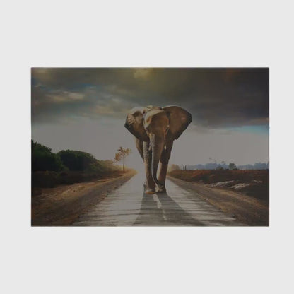 Glass Elephant Gun Storage Cabinet